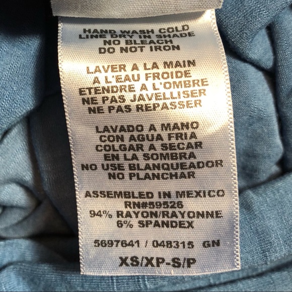 Lucky Brand XS ombré blue tie dye maxi tube dress - Picture 5 of 7